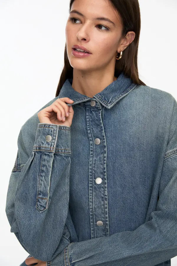 Vestido camisero vaquero