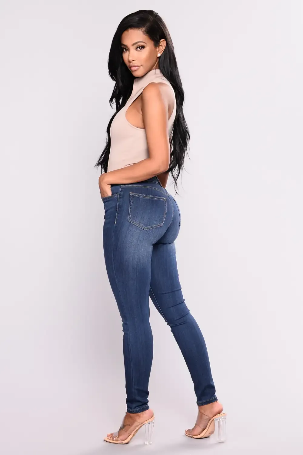 Ezra Skinny Jeans - Dark