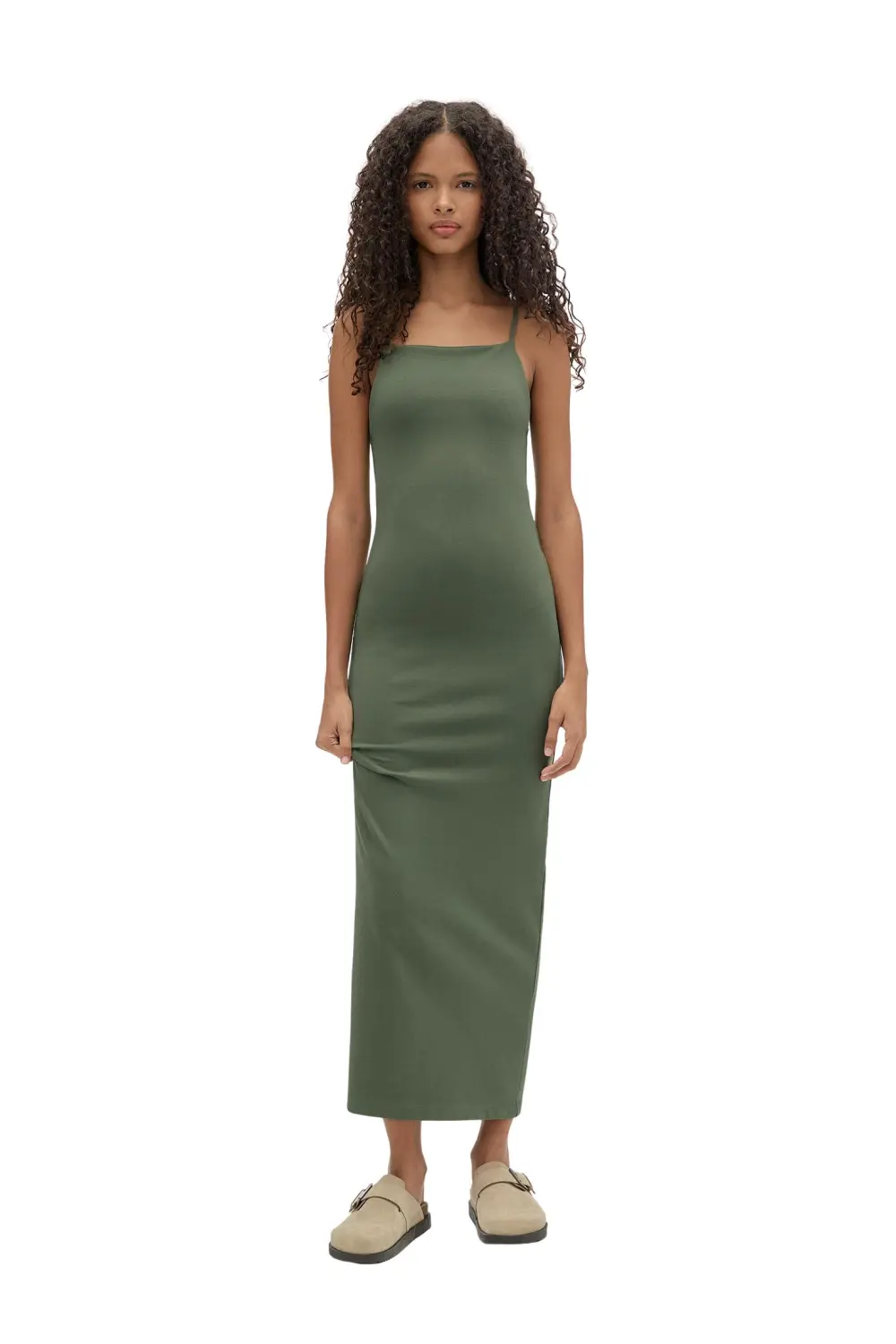 Vestido midi tirantes