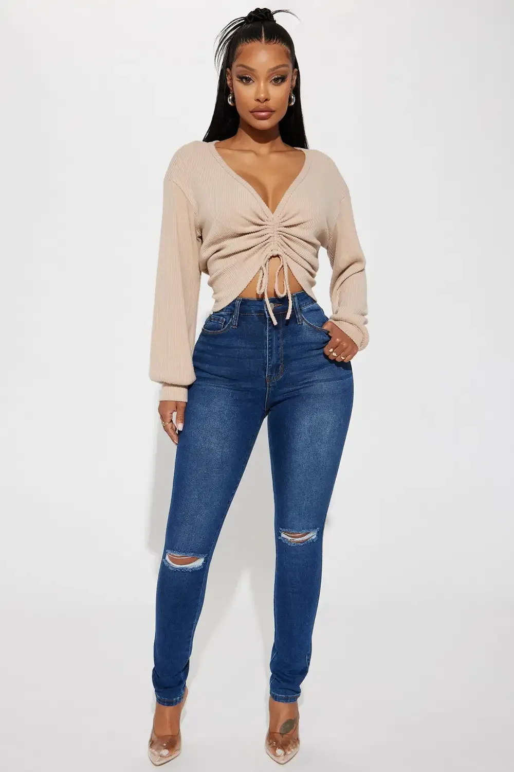 Replay It Stretch Skinny Jeans - Medium Wash