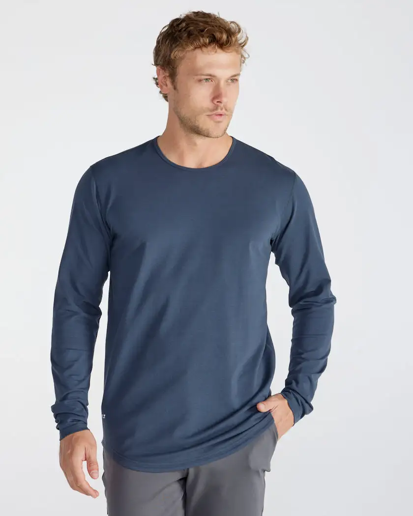 Drop-Cut Long Sleeve: Lux