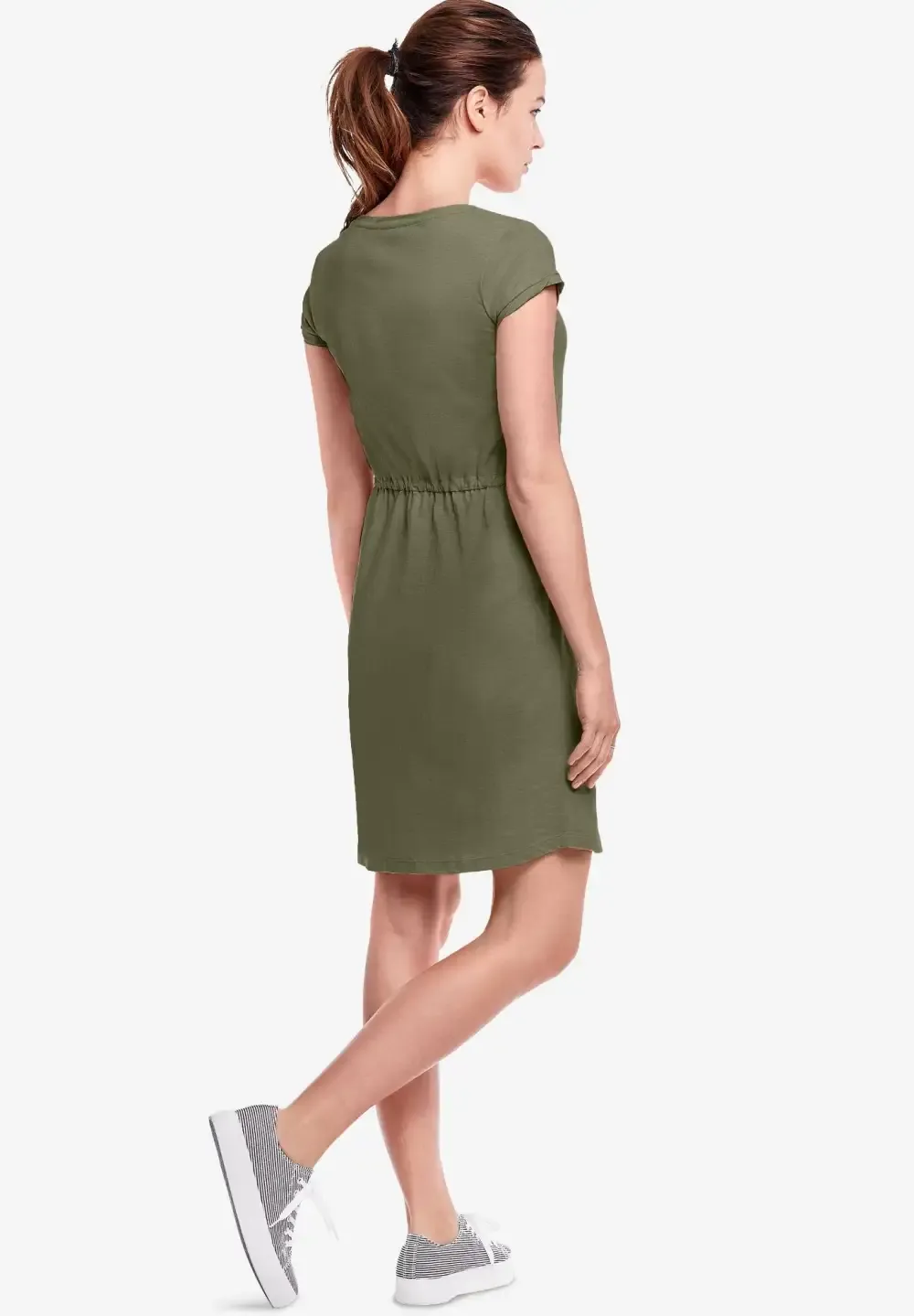 Knit Drawstring Dress