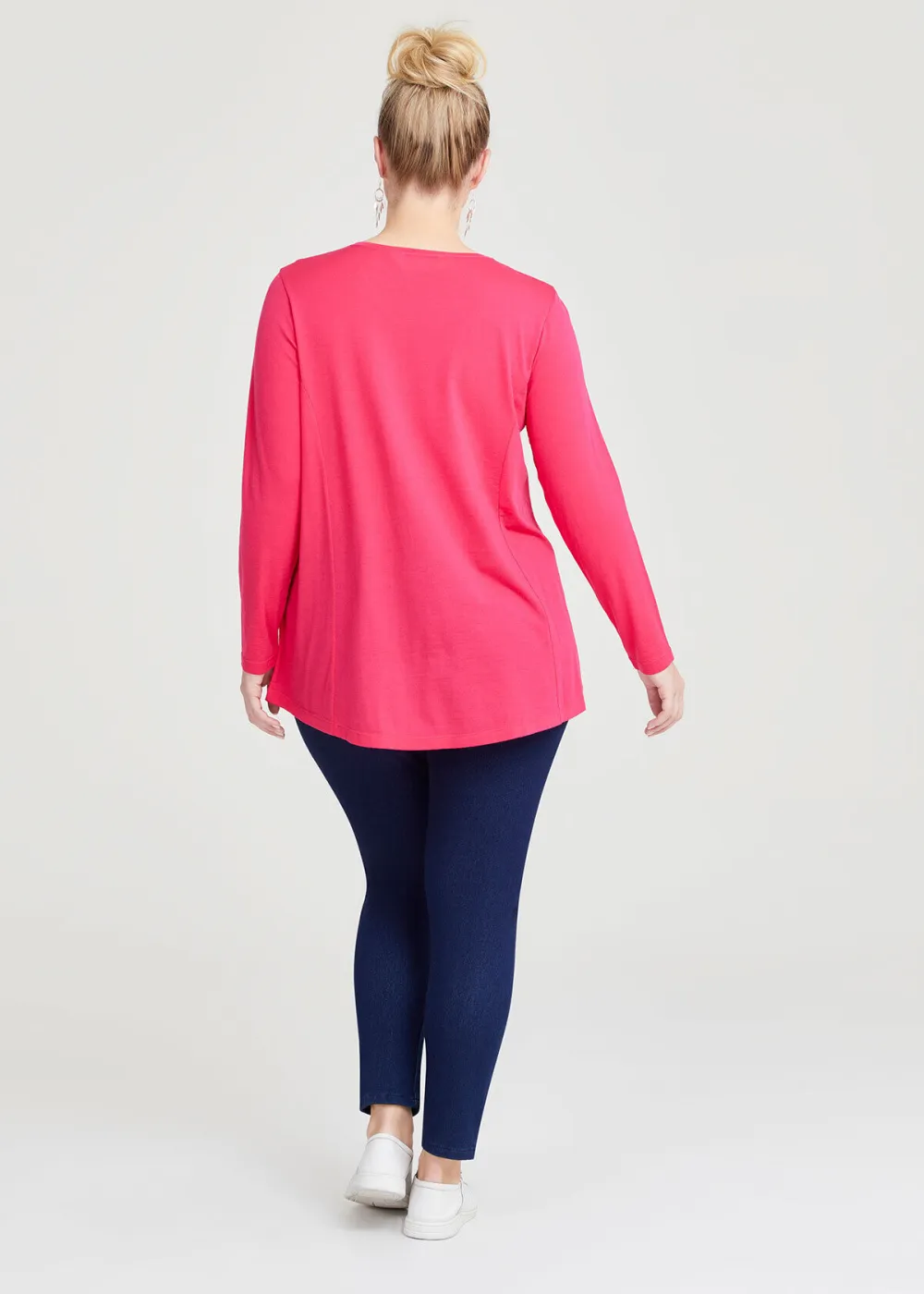 Wool Bamboo V-neck Top