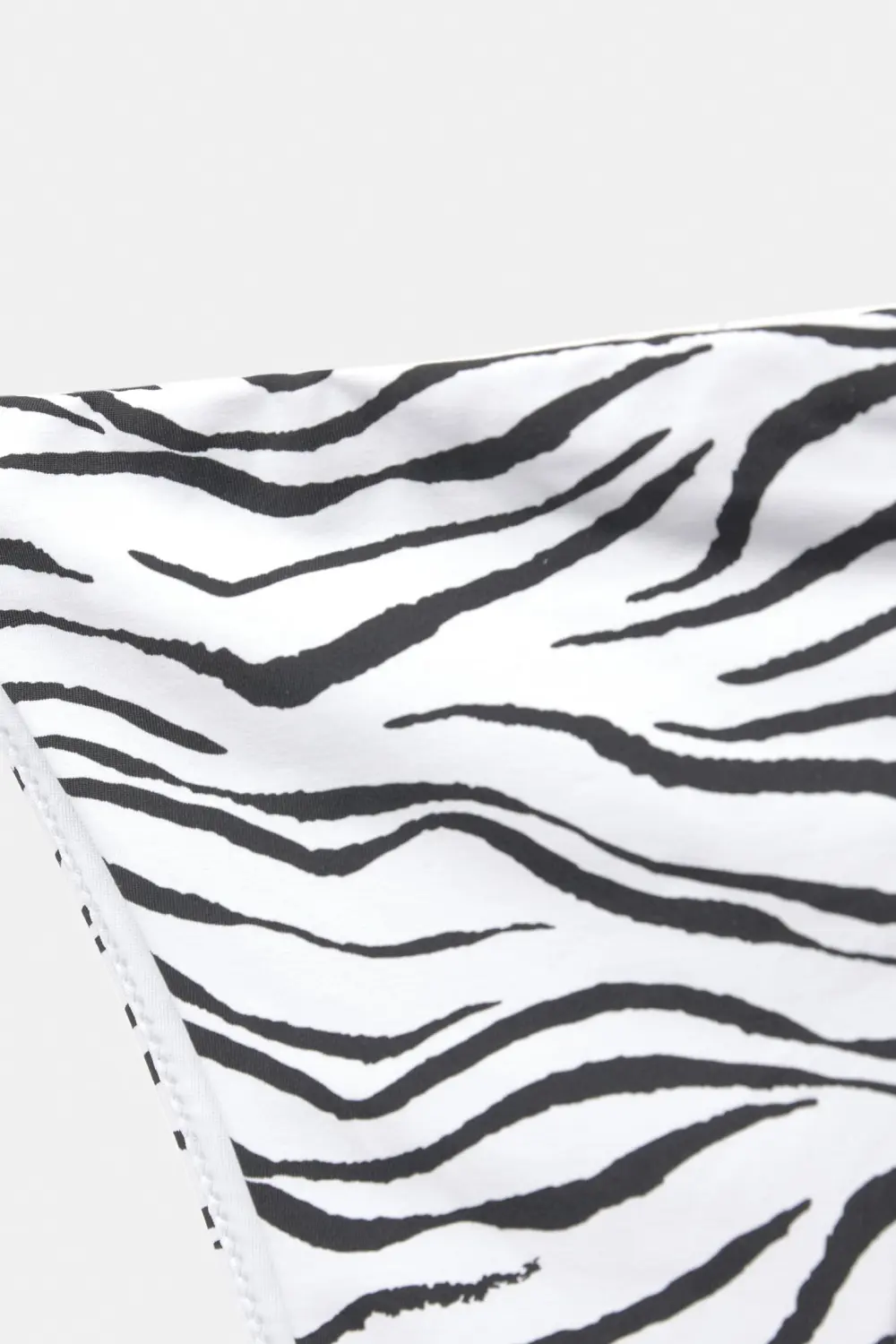 Zebra print bikini bottoms