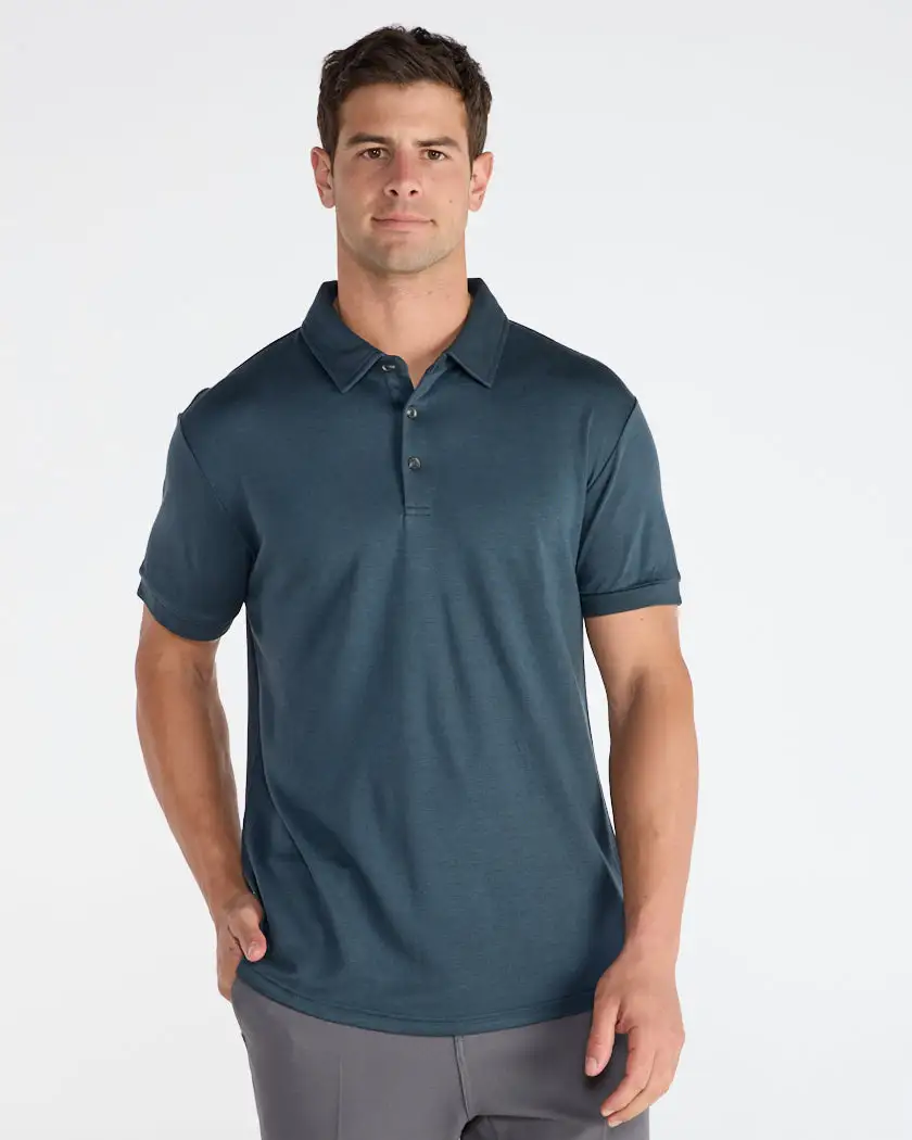 Comfort Wool Short Sleeve Polo