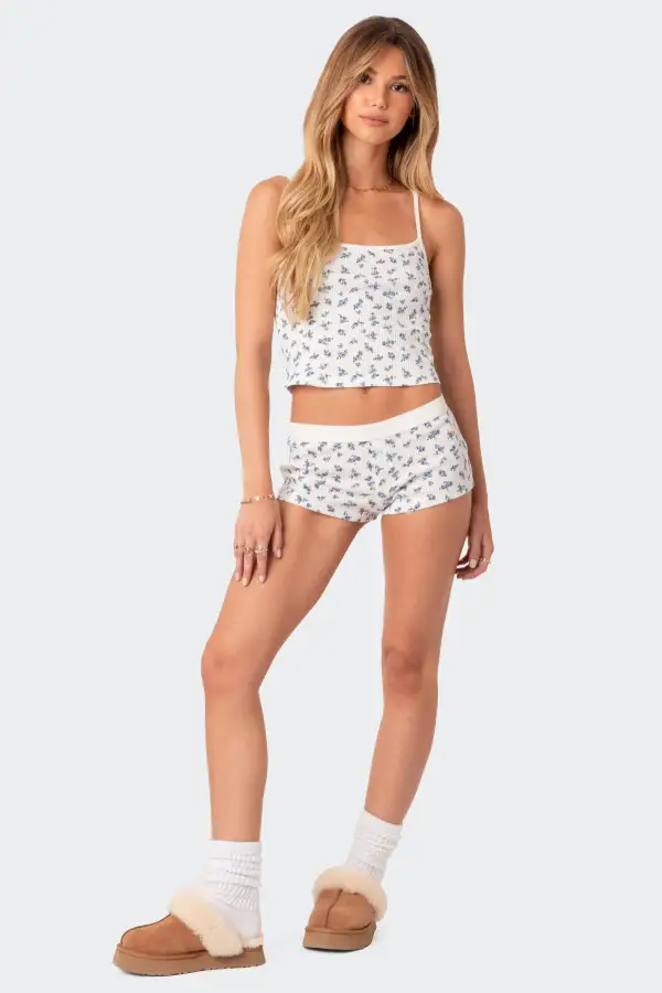Pamper Waffle Tank Top