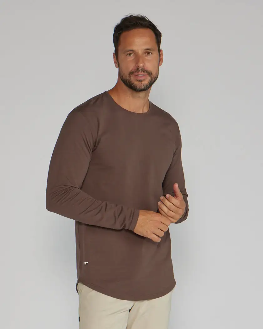 Drop-Cut Long Sleeve: Lux