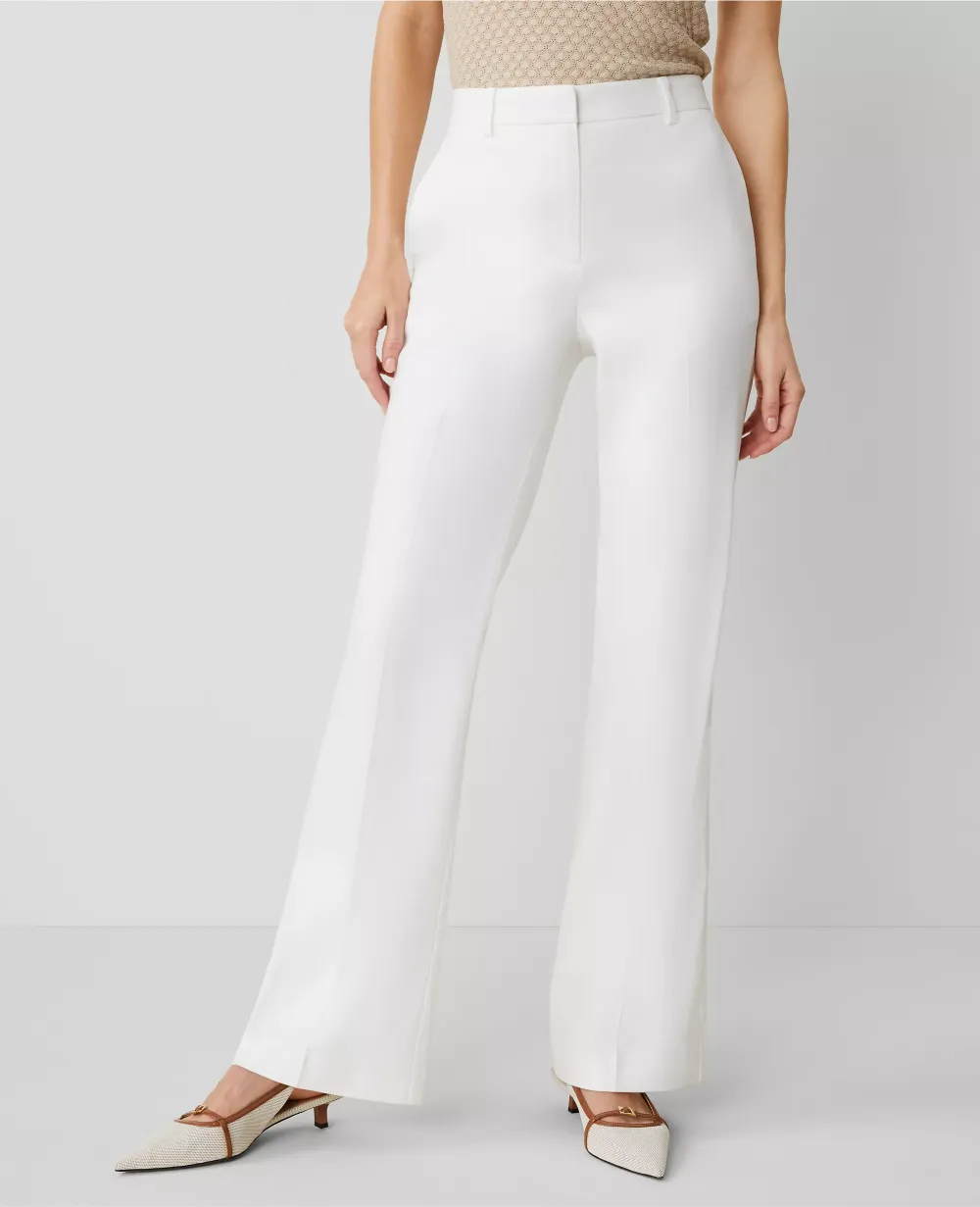 The Trouser Pant in Herringbone Linen Blend ??Curvy Fit