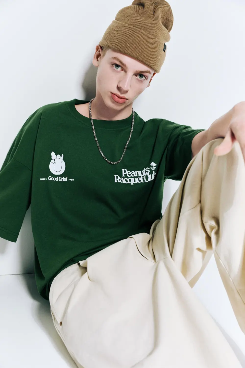 Peanuts green T-shirt