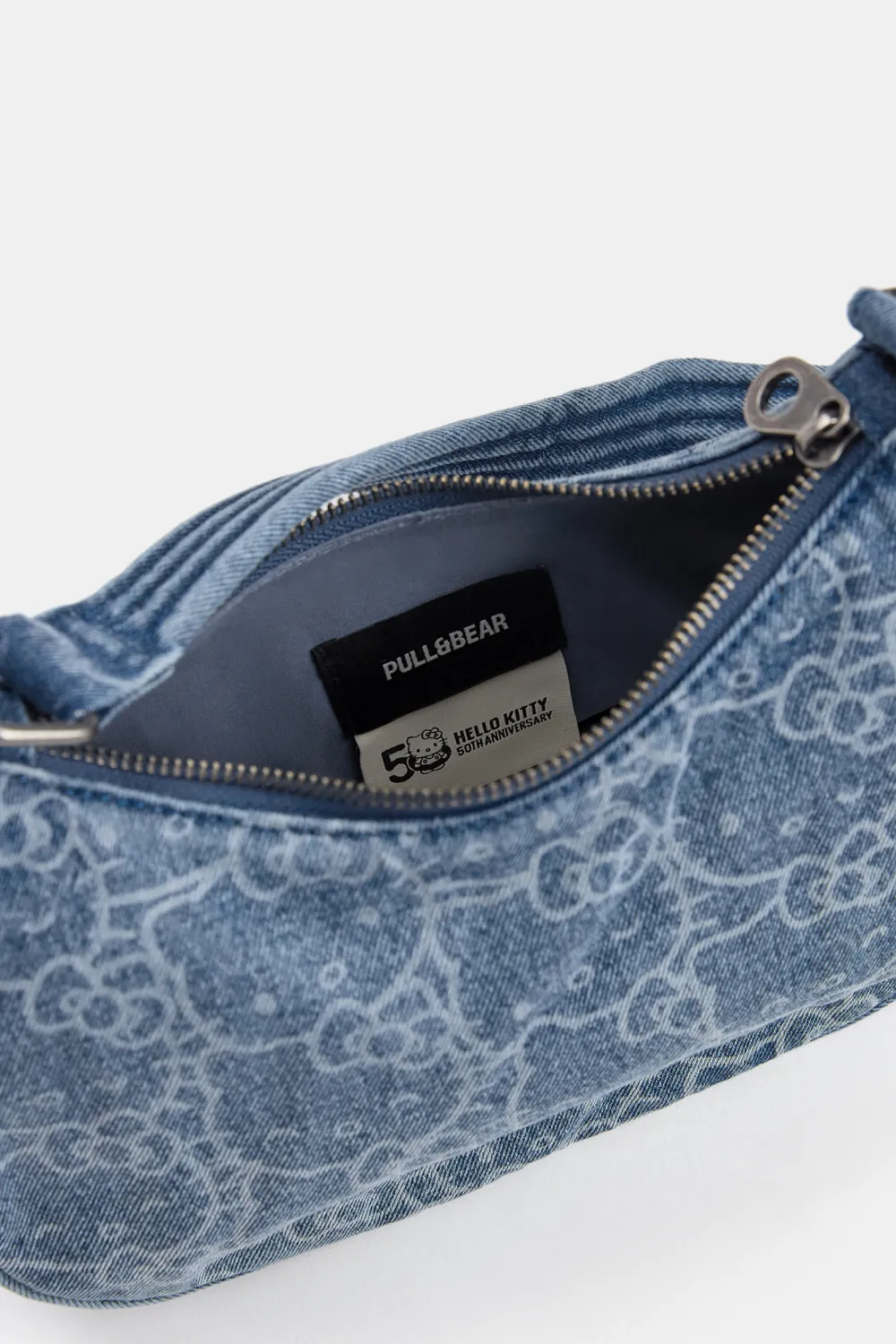 Bolso de hombro denim Hello Kitty