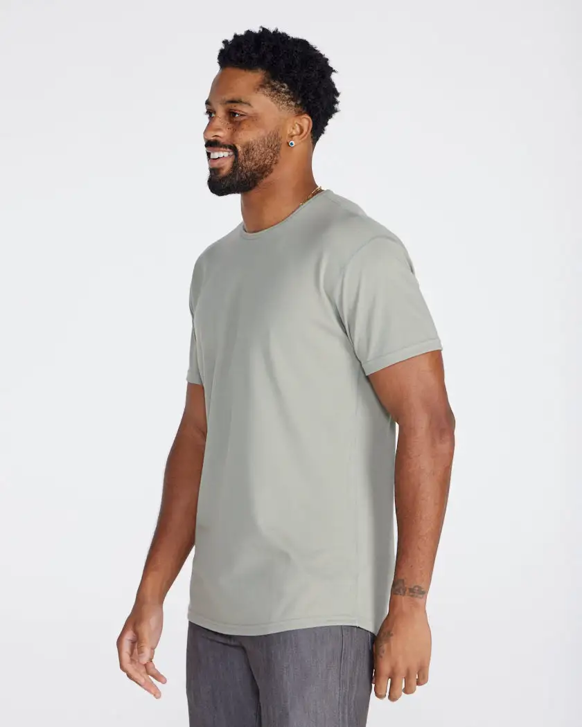 Bayside Short Sleeve Drop-Cut