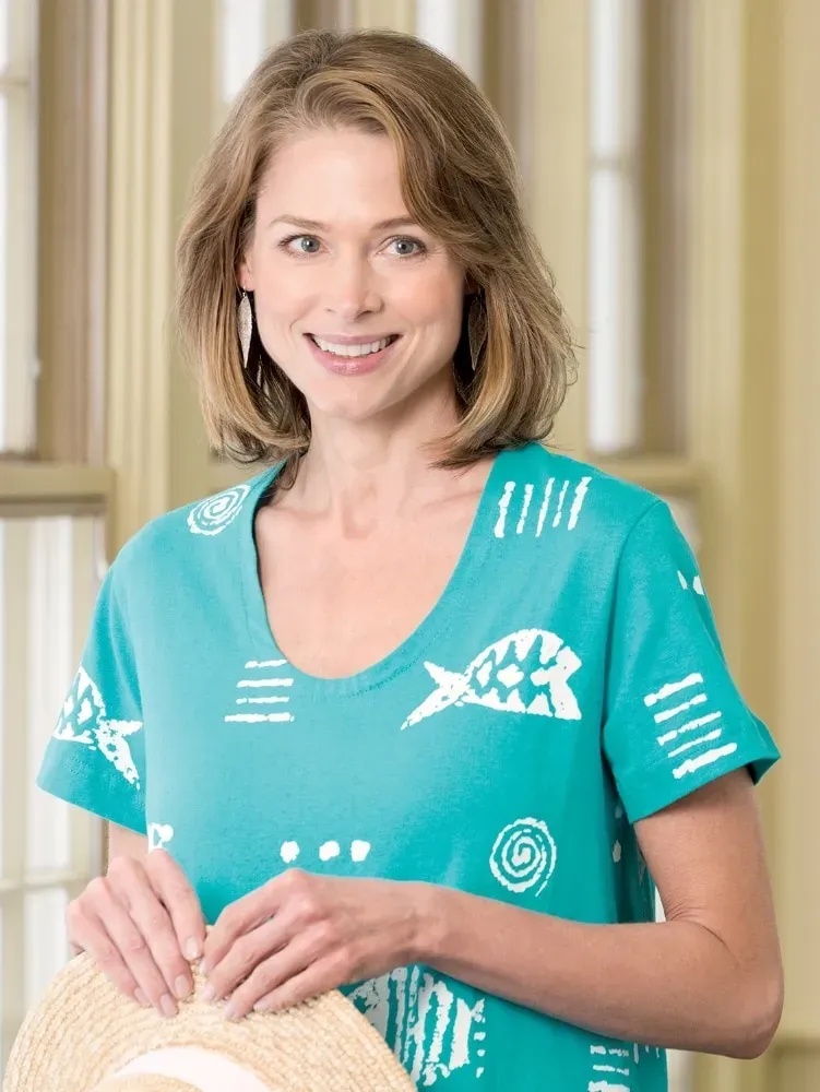 M.MAC Rock Fish Mid-Length Dress