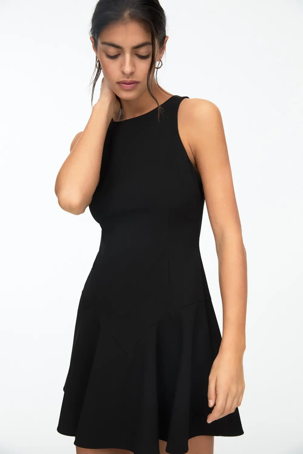 Vestido corto bailarina