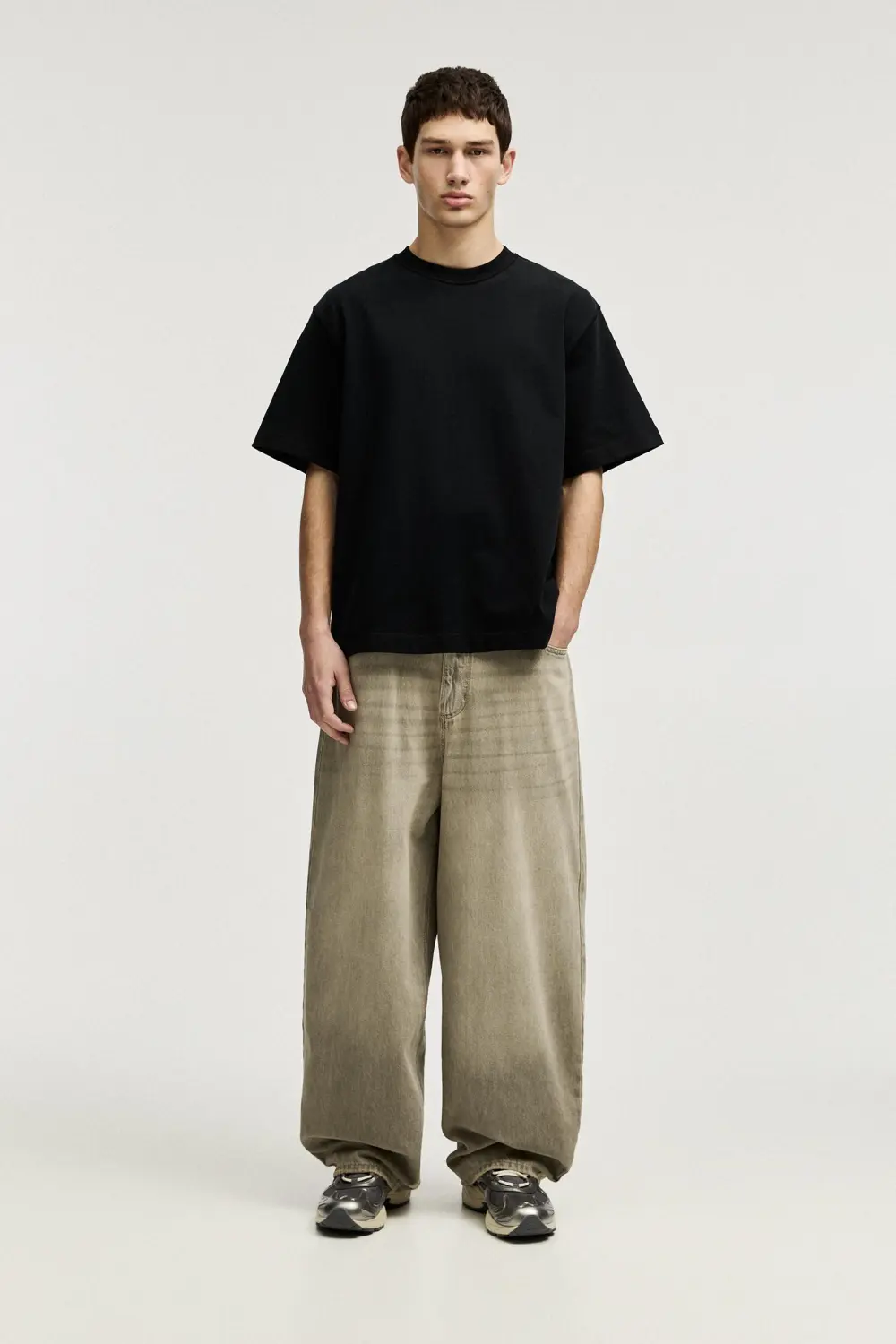 Soft-touch boxy-fit T-shirt