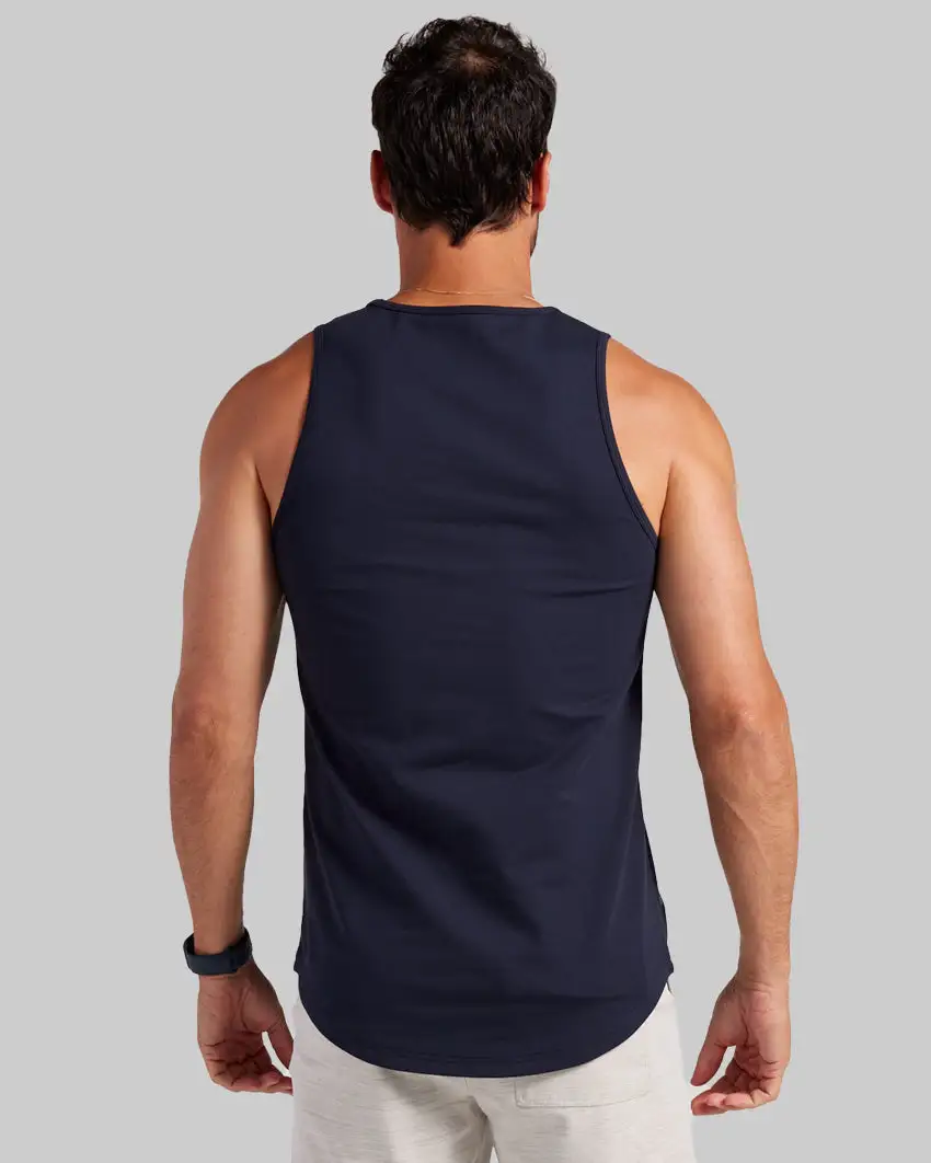 Lux Drop-Cut Pocket Tank