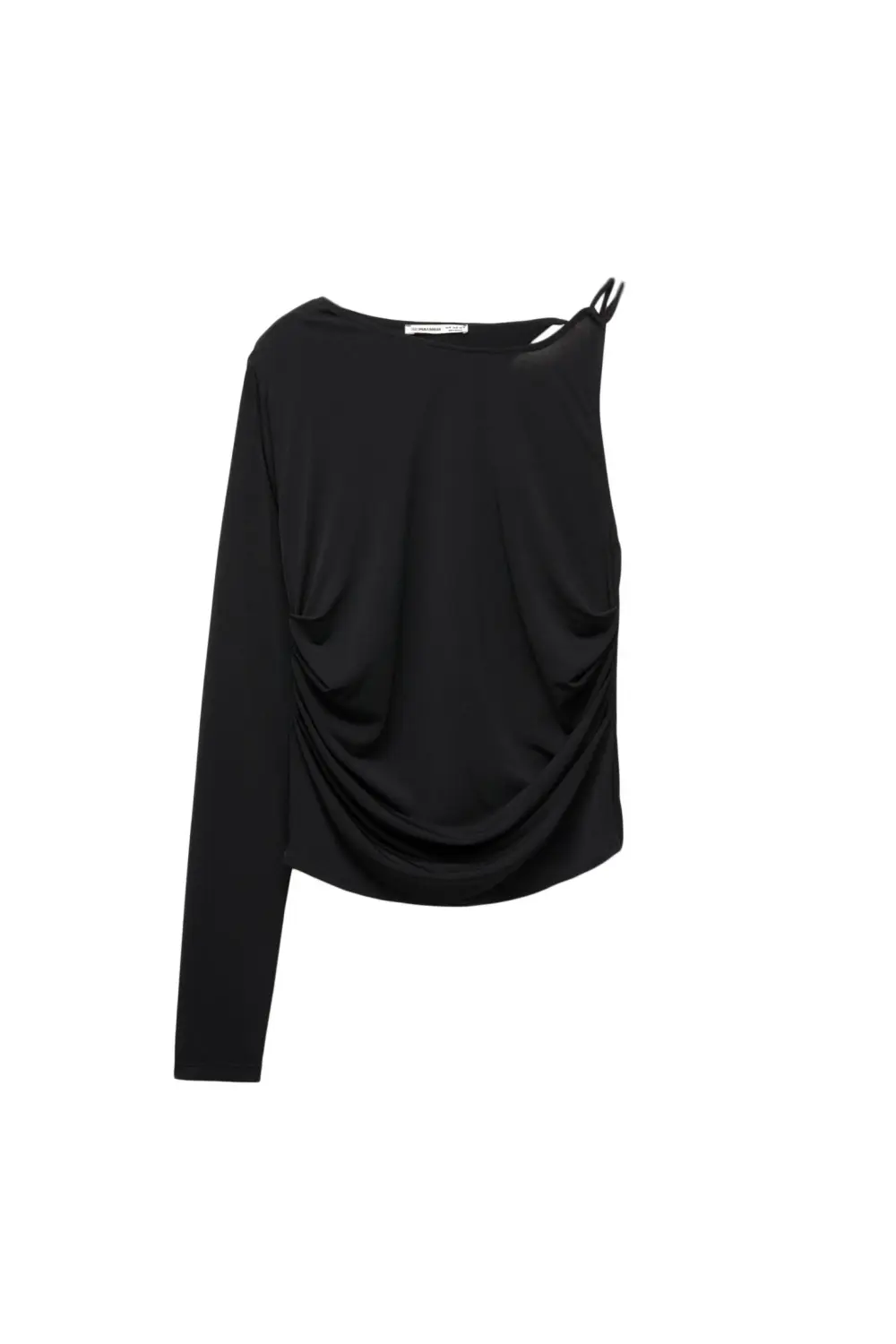 Asymmetric top with gathered ties