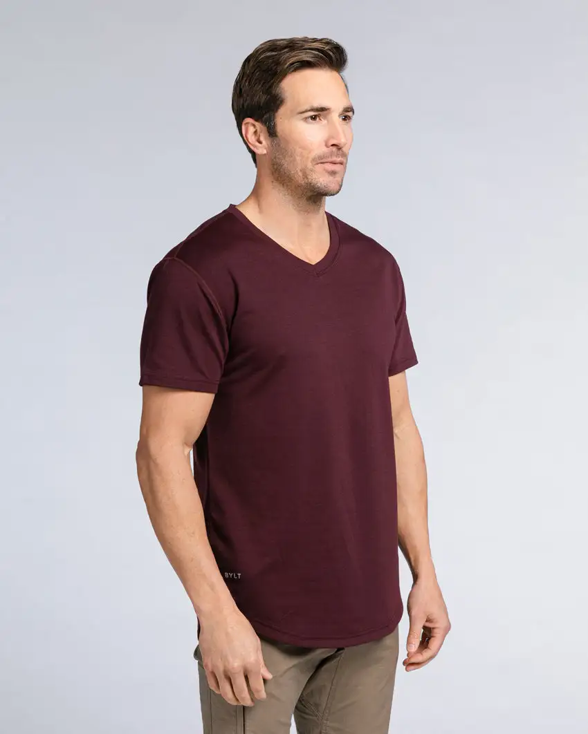 Drop-Cut V-Neck: Bylt Signature