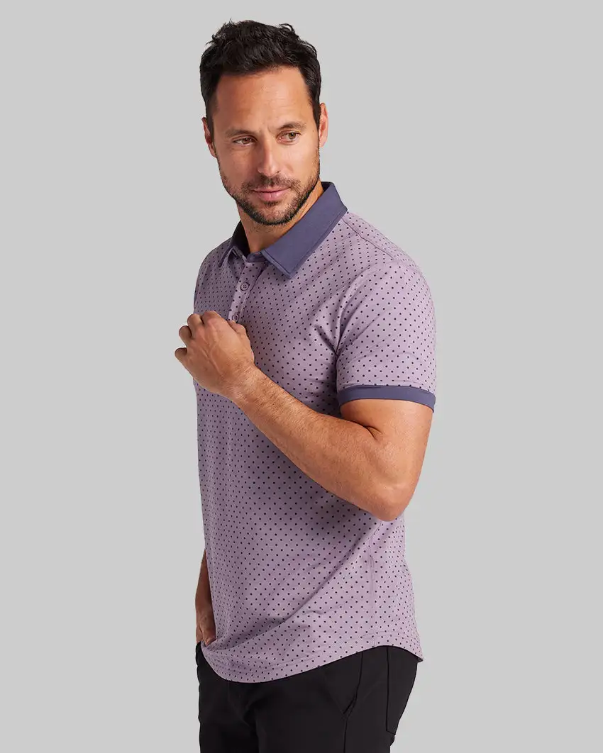 Drop-Cut: Lux Dotted Polo