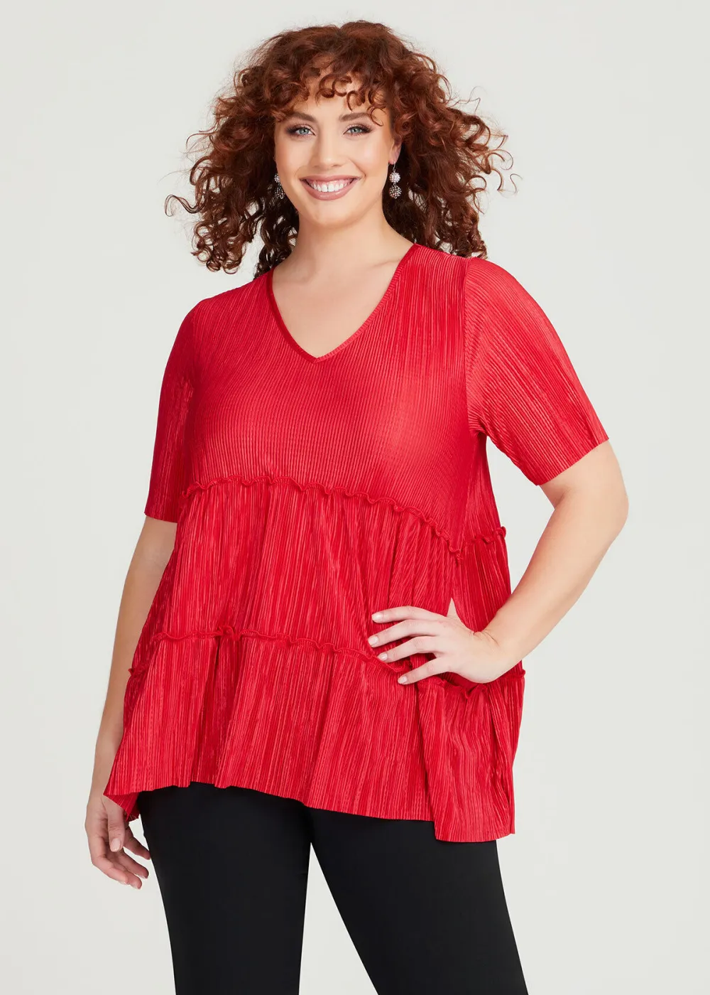 Pleat Layer Top