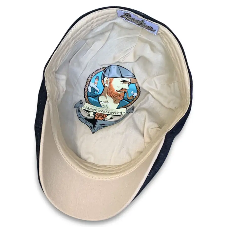 The Sailor Boston Scally Cap - Midnight Sky Black