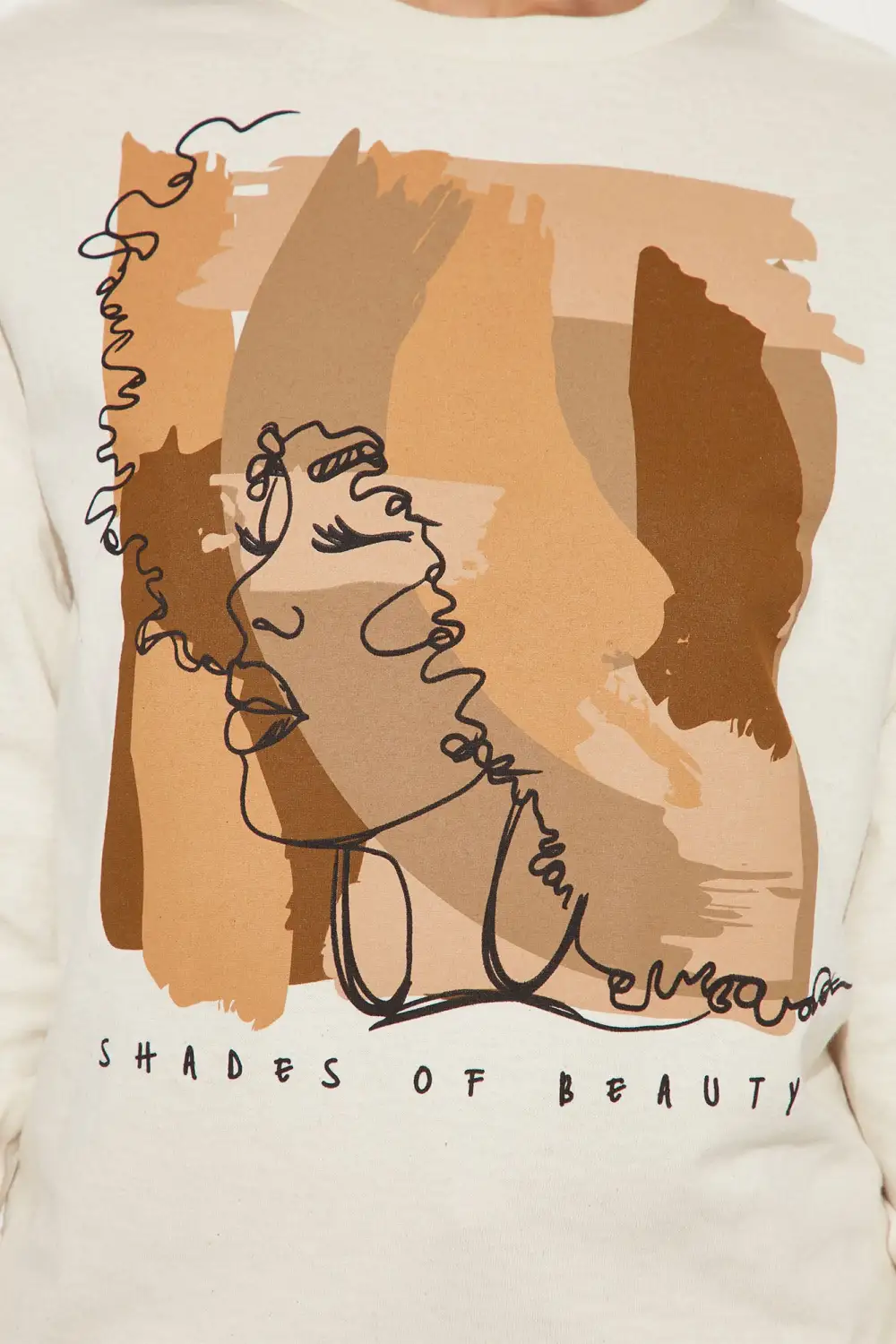 Shades Of Beauty Long Sleeve Tee - Khaki