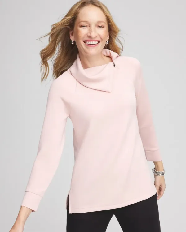 Zenergy® Scuba Zip Neck Tunic