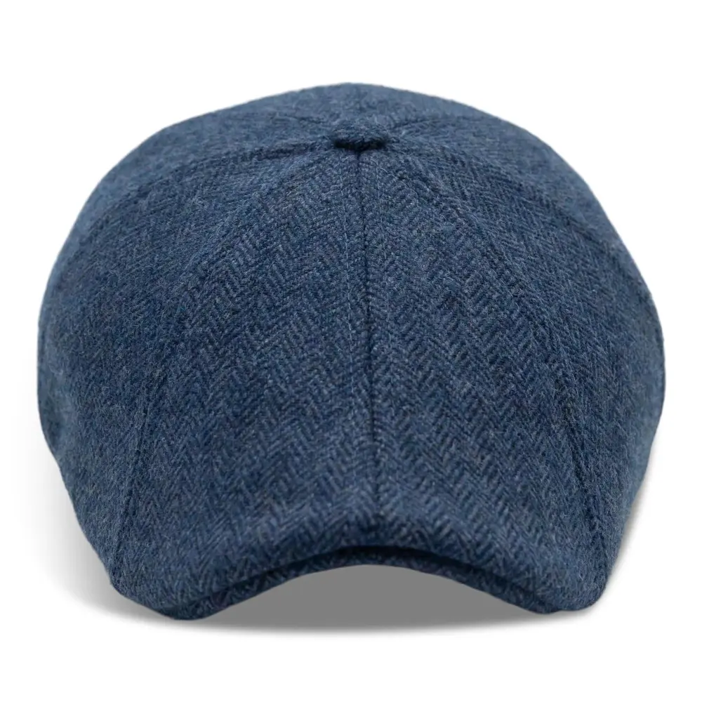 The Insulated Peaky Boston Scally Cap - Indigo Blue