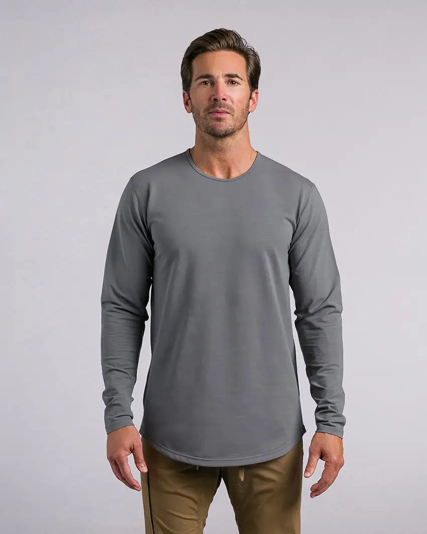 Drop-Cut Long Sleeve: Bylt Signature