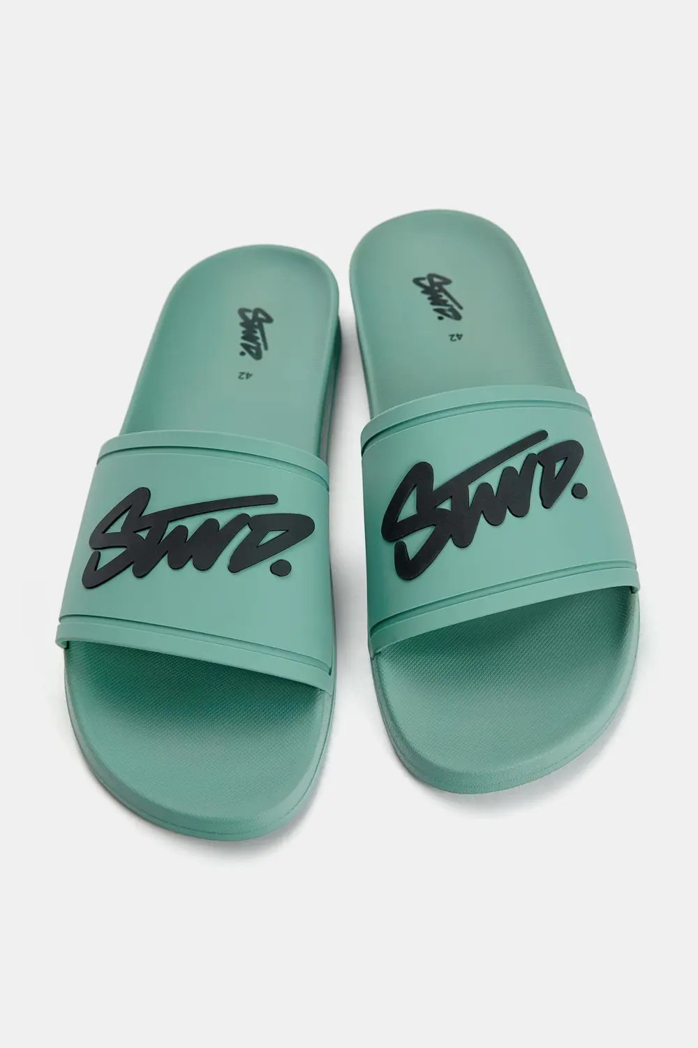 Rubberized STWD slider sandals