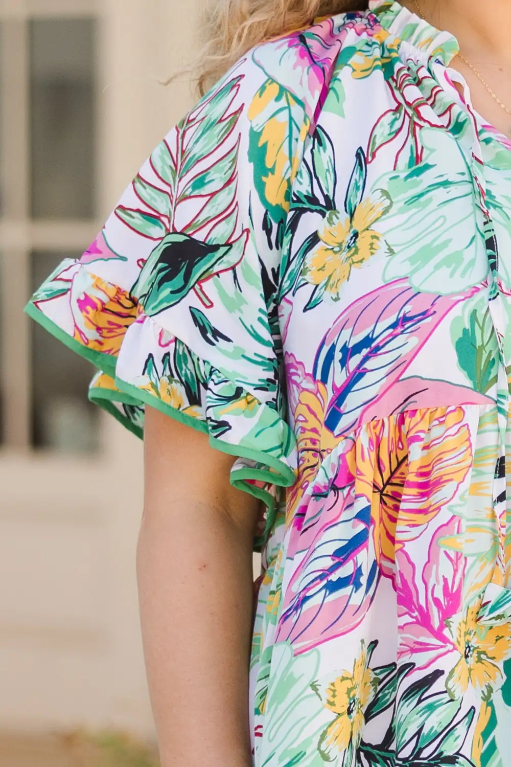 Walk Through Life Top, Green