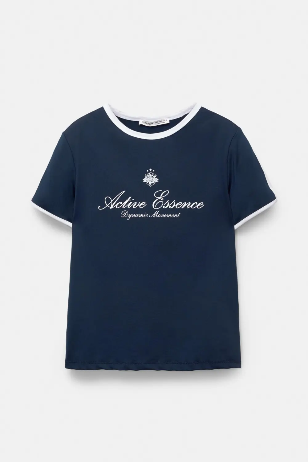 Camiseta cropped poliamida
