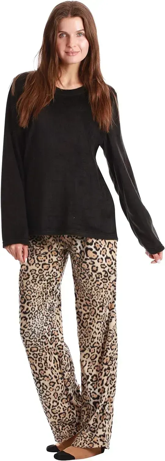 Women’s Pajama Pant Set - Nightgown with Matching Socks