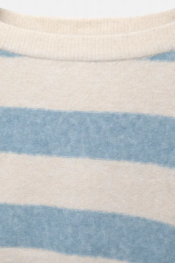 Jersey punto cuello barco