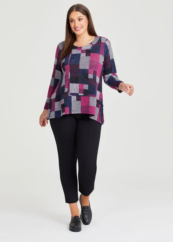 Patchwork Geo Top