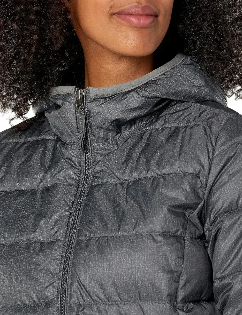Women's Lightweight Water-Resistant Hooded Puffer Coat (Available in Plus Size)