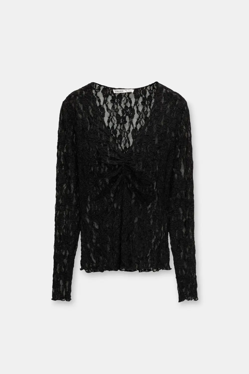 Long sleeve lace top