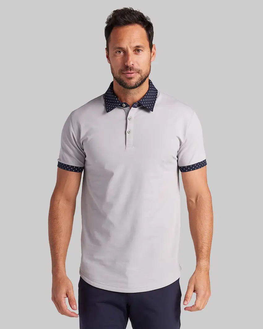 Drop-Cut: Lux Dotted Polo