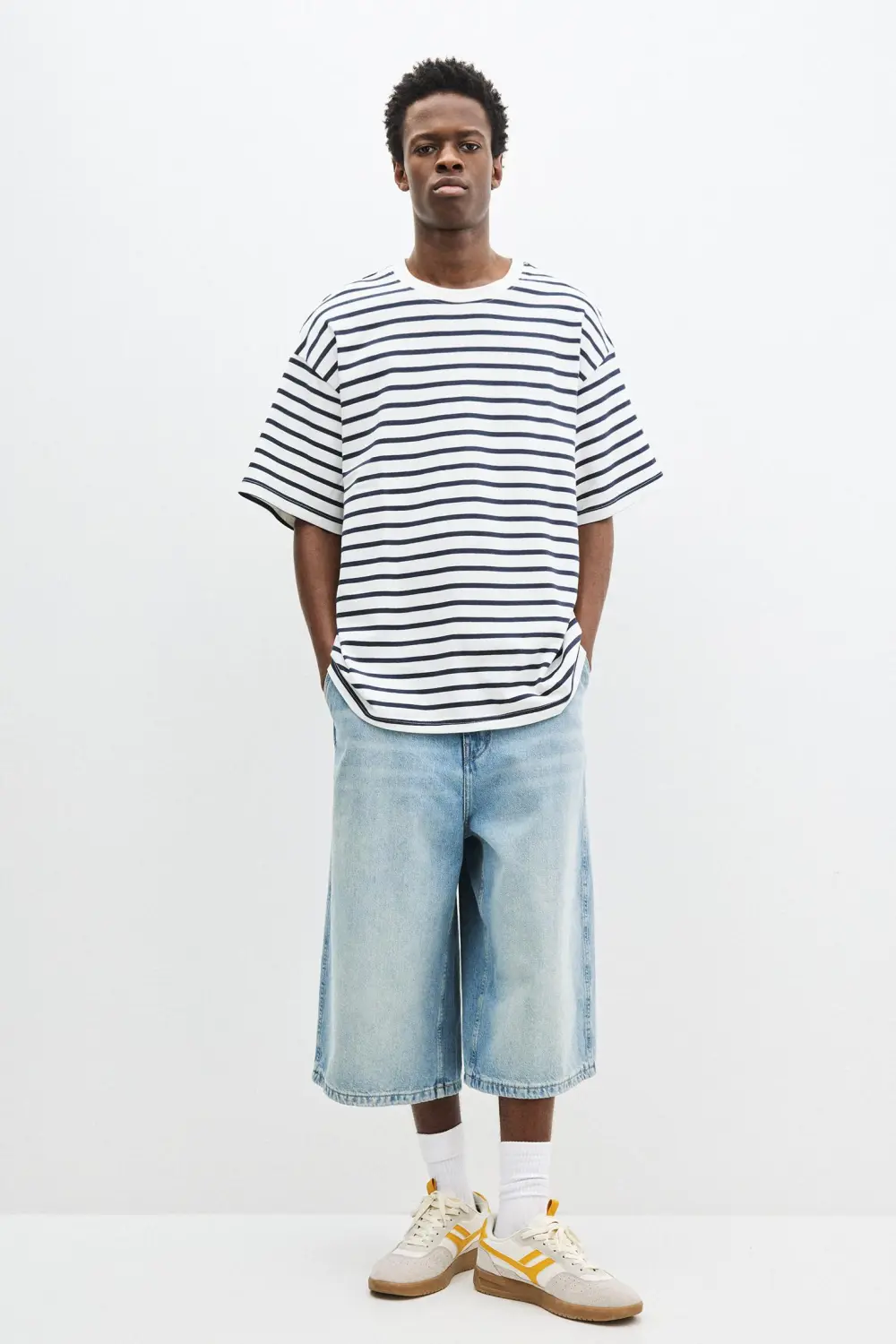 Striped short sleeve T-shirt