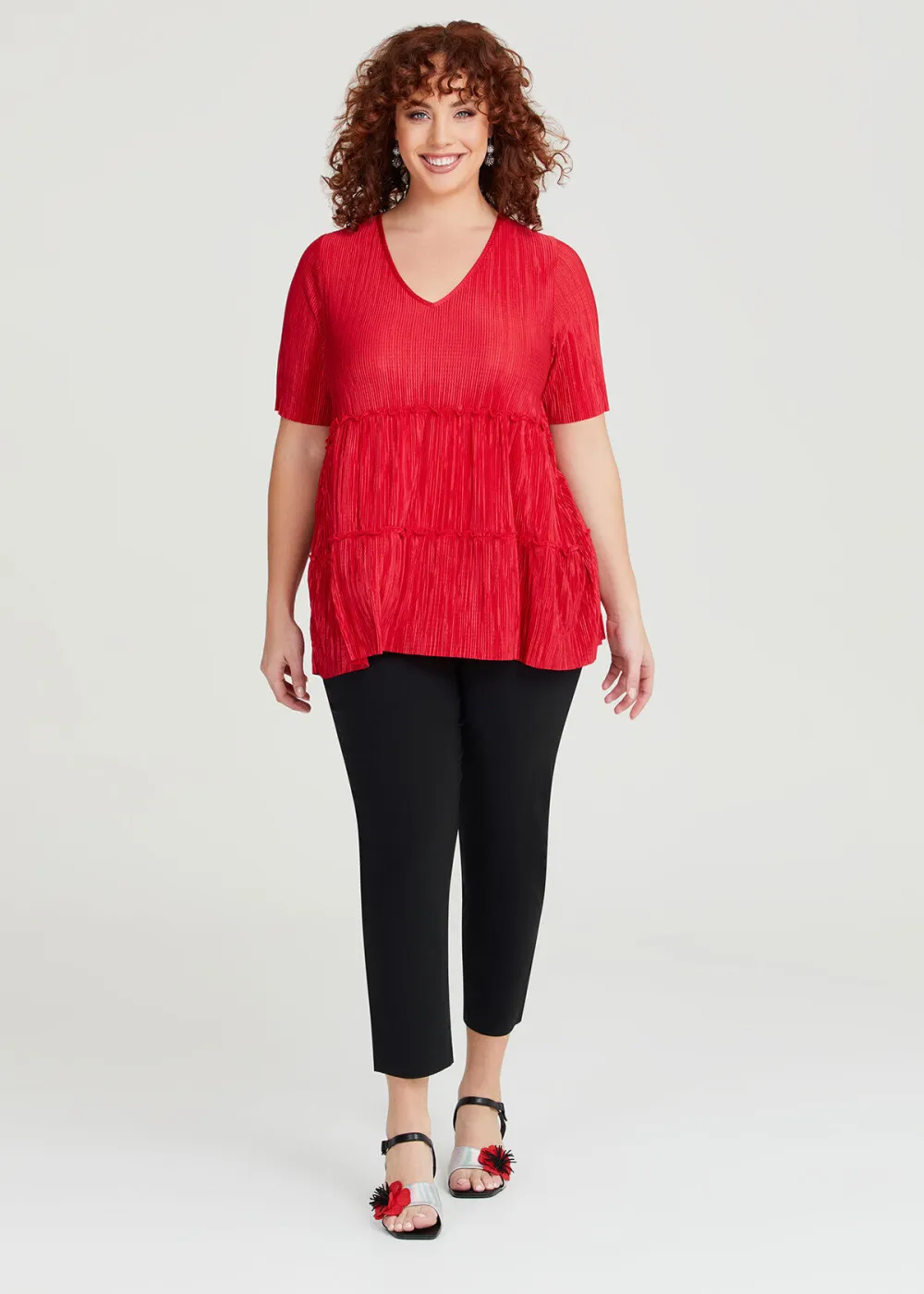 Pleat Layer Top