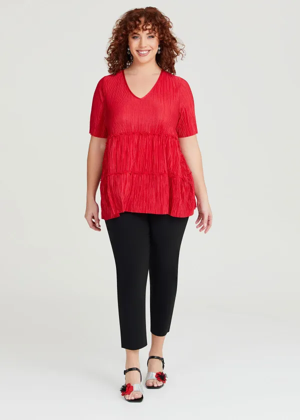 Pleat Layer Top