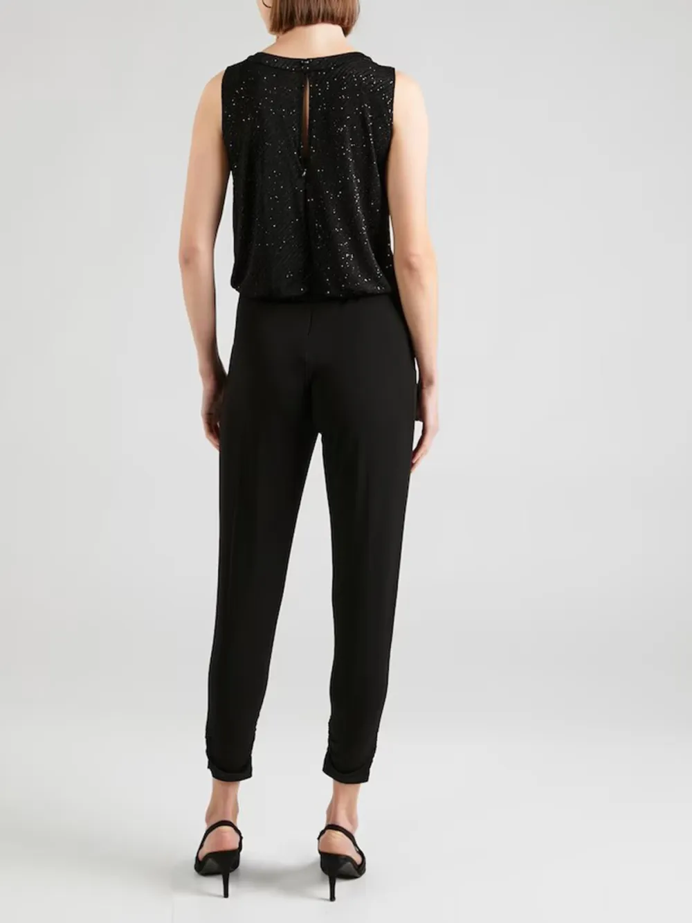 Plain Colored Casual Style Jumpsuit