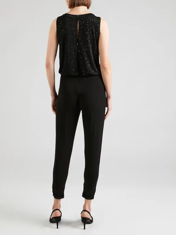 Plain Colored Casual Style Jumpsuit