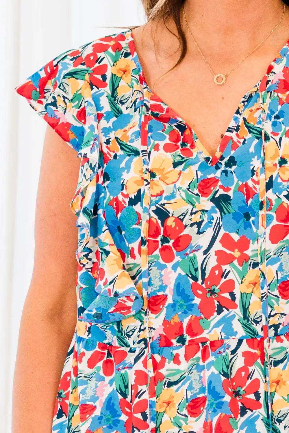 Encouraging Words Top, Blue