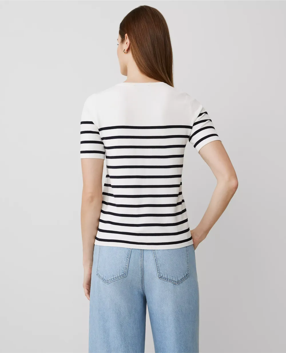 Striped Sweater Tee