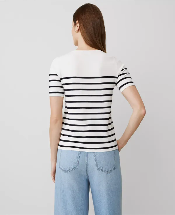 Striped Sweater Tee