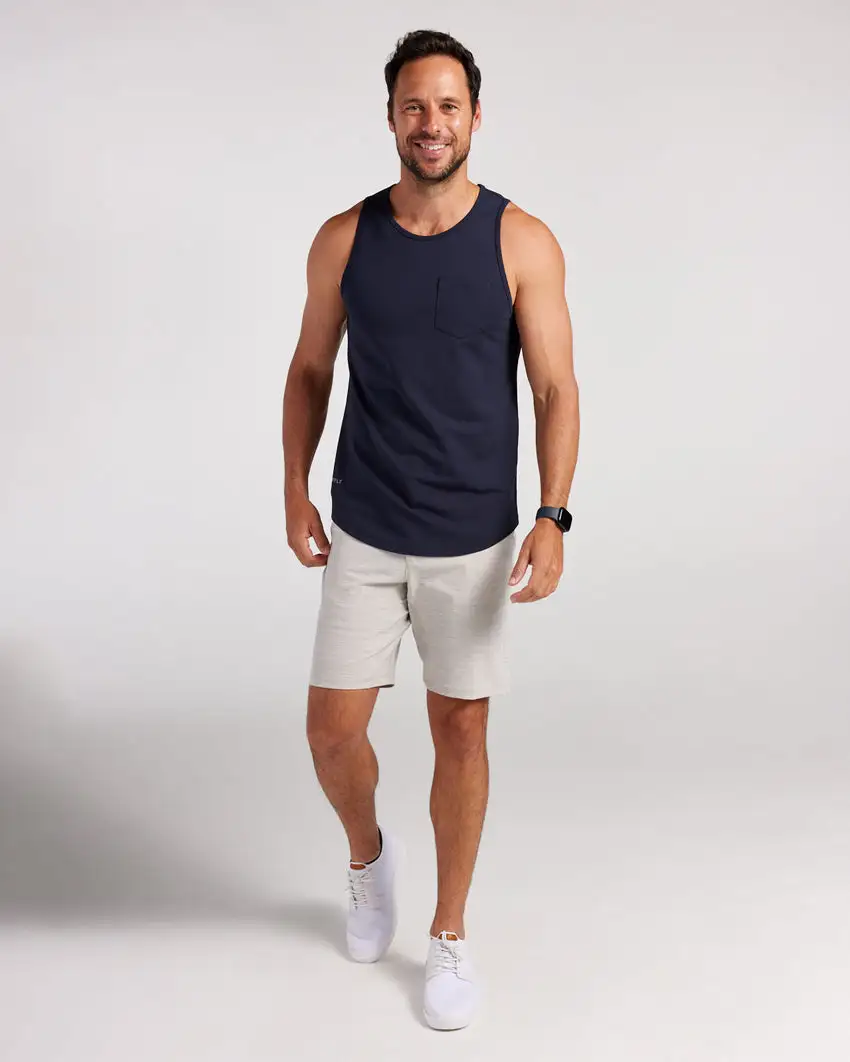 Lux Drop-Cut Pocket Tank