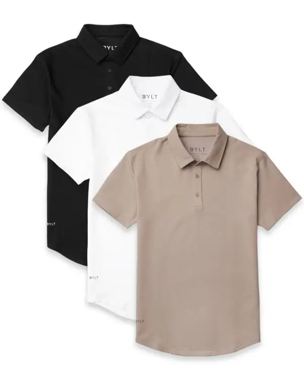 Drop-Cut: Lux Polo - Custom 3 Pack
