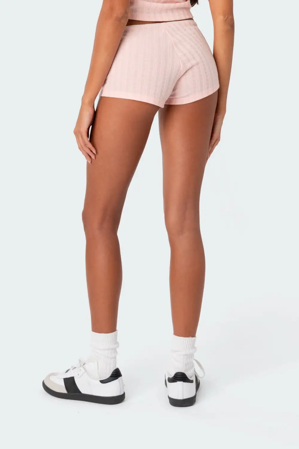 Sweetpea Pointelle Micro Shorts