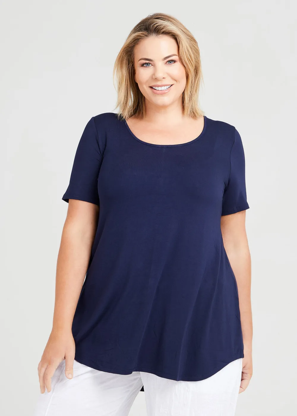Bamboo Base Short Sleeve Top