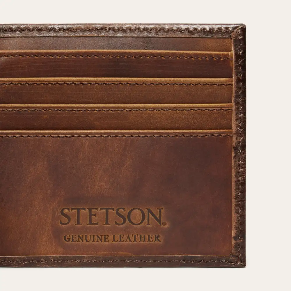 Hair-On-Hide Concho Bi-Fold Wallet